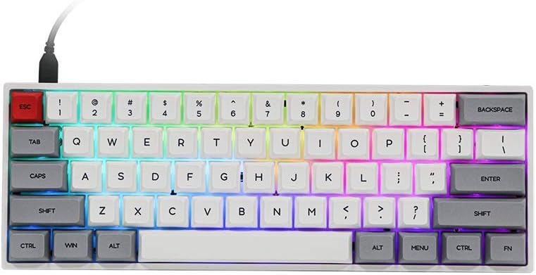61 Keys Bluetooth Mechanical Keyboard with RGB Backlit Q44584