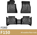 All Weather Car Floor Mats Front & 2nd Seat Floor Liners V621725