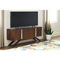 59" Wide Solid Wood Walnut TV Stand O661
