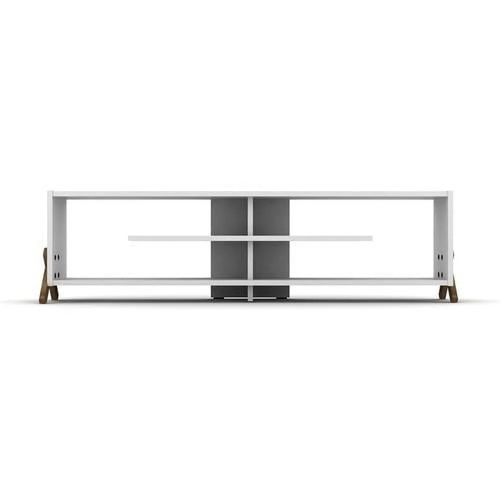 Wooden TV Stand with 4 Shelves W530480