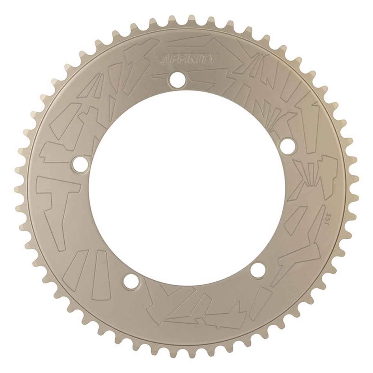 144mm 55T Hard Anodized Gray Track Chainring G125468