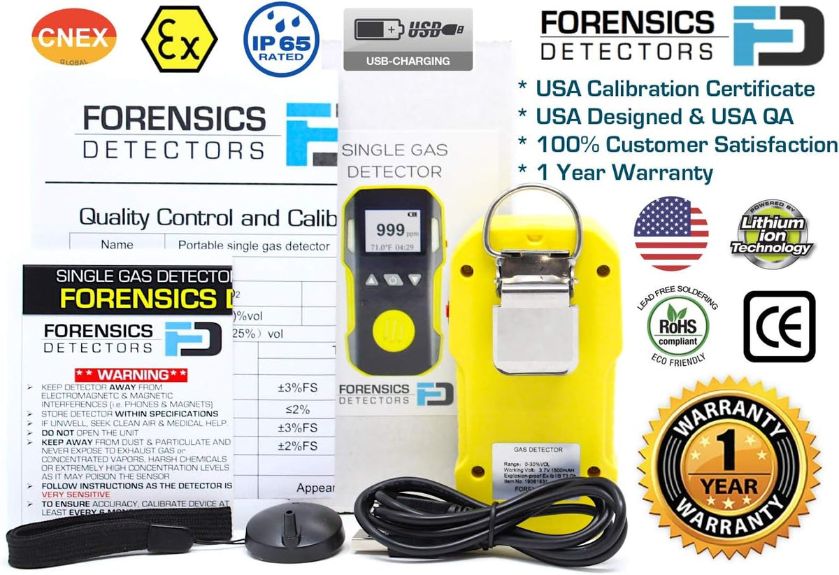 H2S Detector & Analyzer with Probe, 0-100ppm V3258