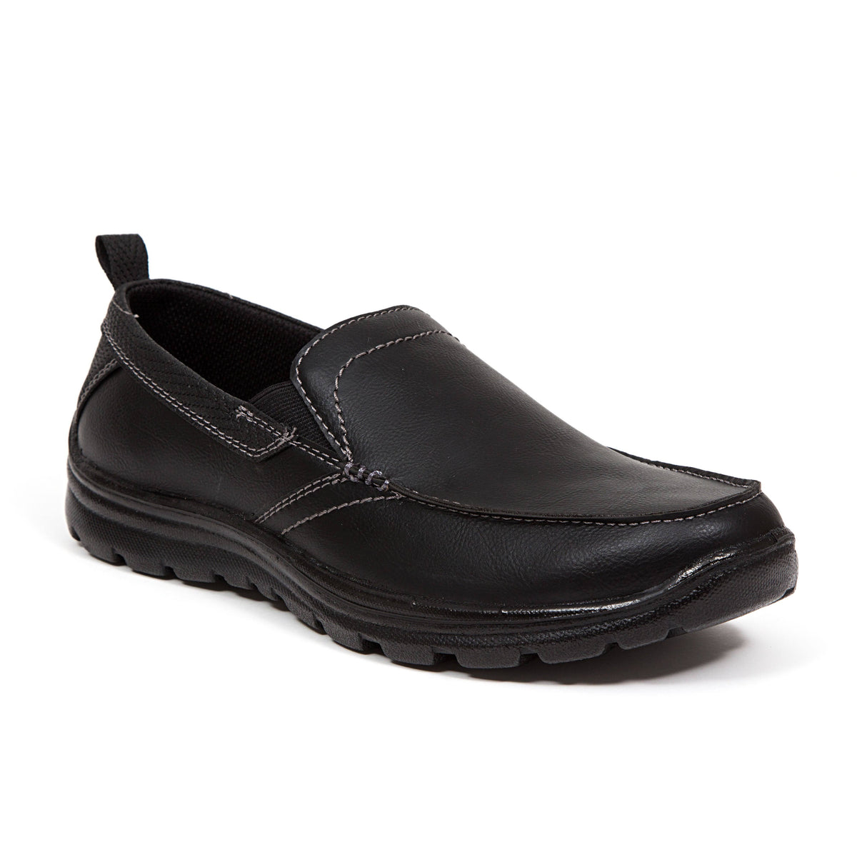 Black Slip on Shoes E2487