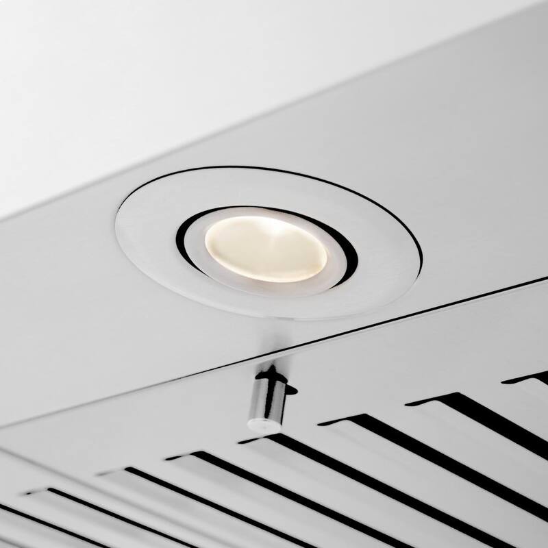 24 in. 400 CFM Convertible Wall Mount Range Hood in Stainless Steel Z15375