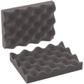 Charcoal Convoluted Foam Sets, 48 Sets/Case Q3410