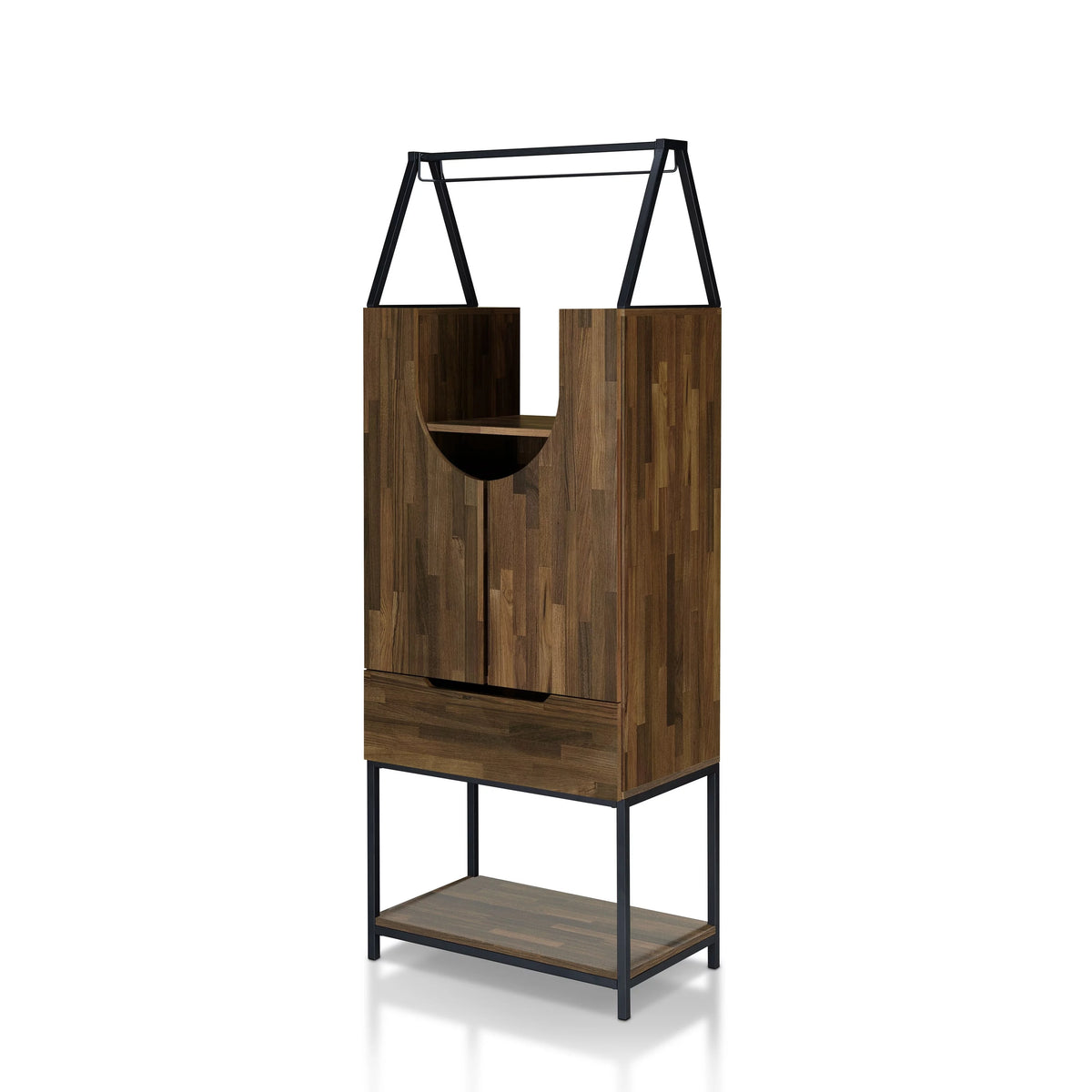 Contemporary Metal Wine Cabinet V478