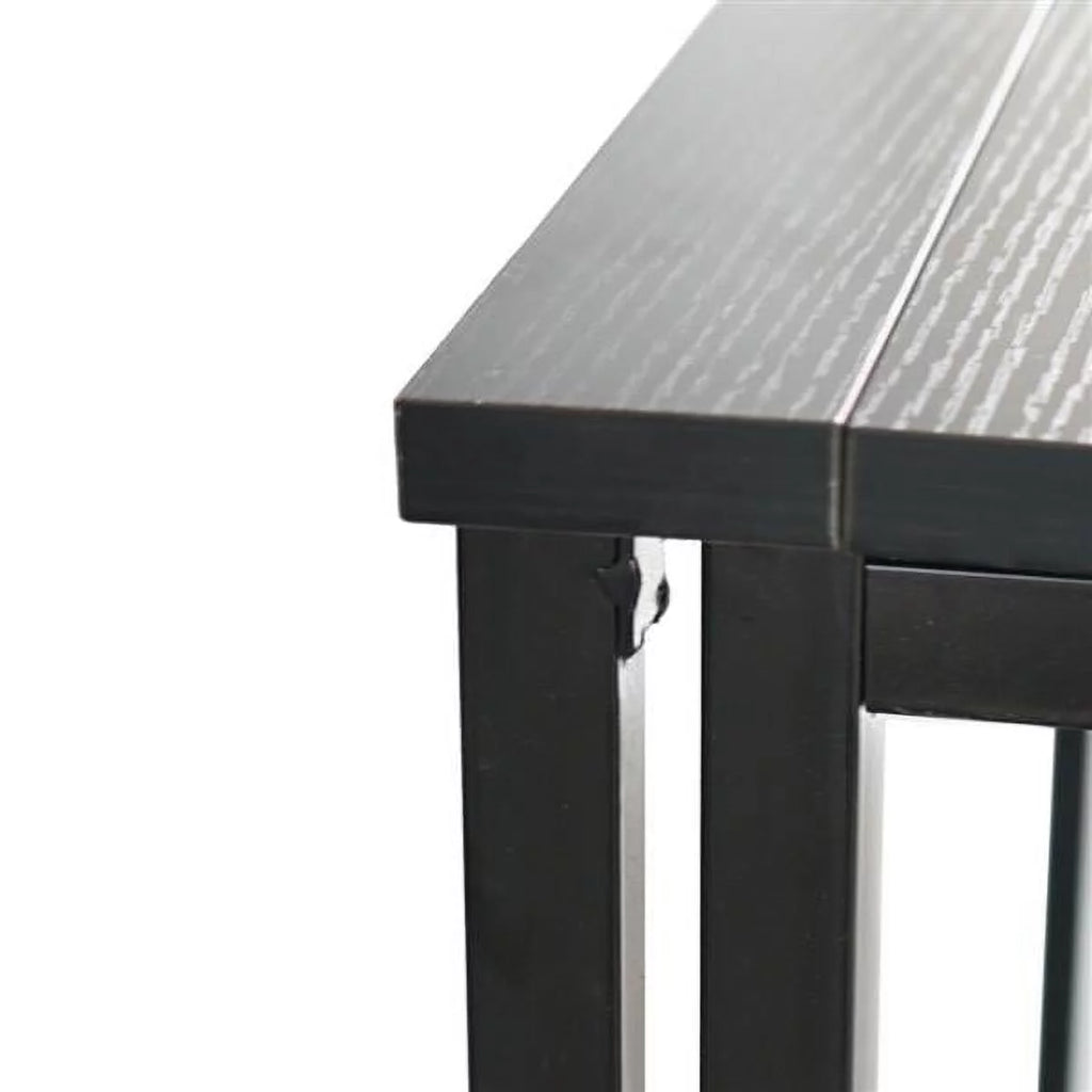 Black Collapsible Computer Desk B726