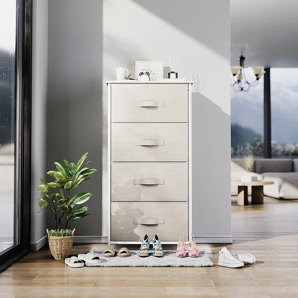 Fabric 4 Drawer Dresser U319154