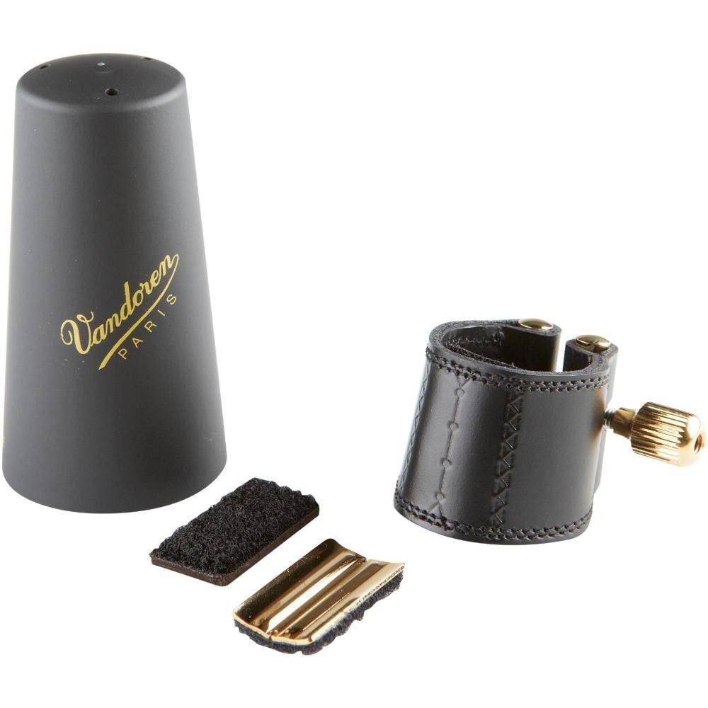 Tenor Saxophone Leather Ligature with Plastic Cap G636518