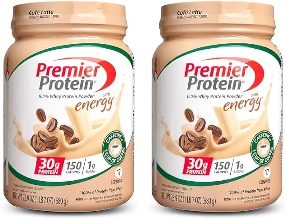 Cafe Latte Whey Protein Powder 23.9 Ounce Pack of 2 V28163