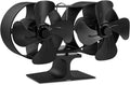 Wood Stove Fan with Thermometer Pack of 2 X444