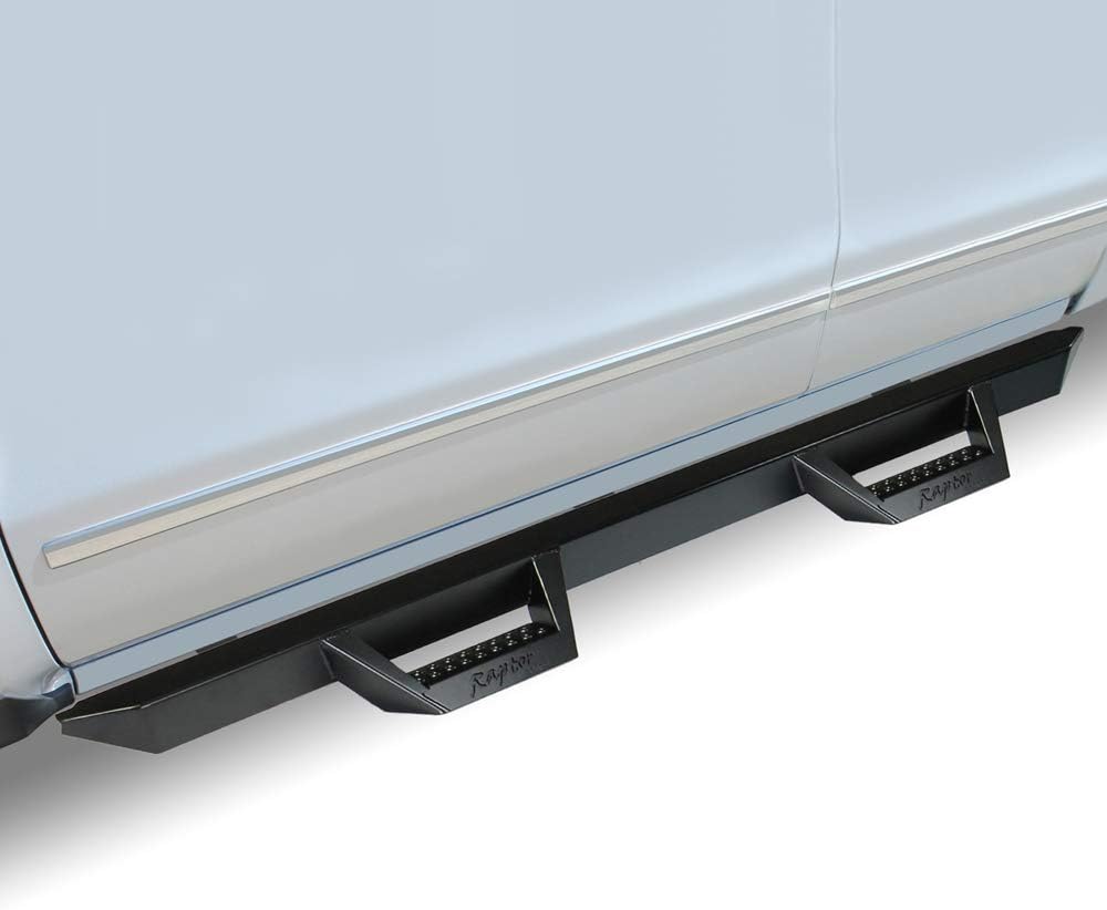 Black Textured Drop Steps Running Boards E889119