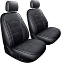 2 Pc Black Front Seat Covers X33155