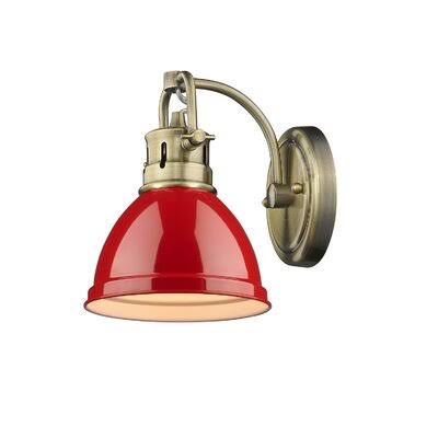 Aged Brass Armed Sconce A44647