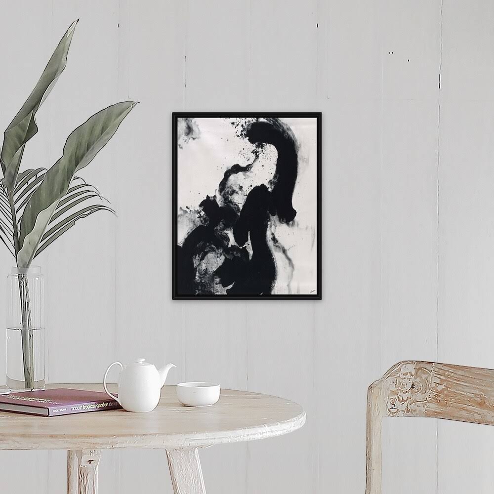 Black Float Frame Canvas Art F595790