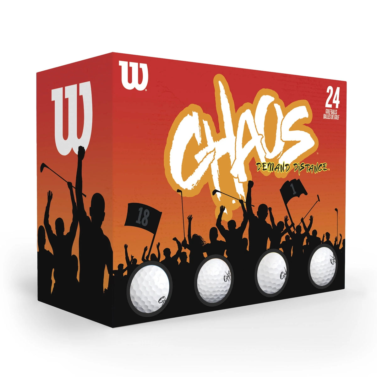 White 24-Pack Golf Balls Q11075