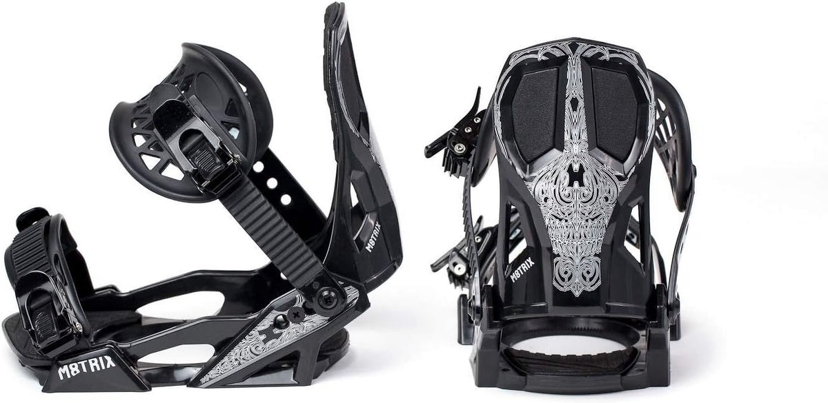 Black Youth Snowboard Bindings U11565