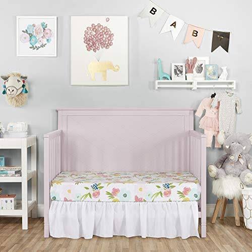 Blush Pink 5 in 1 Convertible Crib Q346