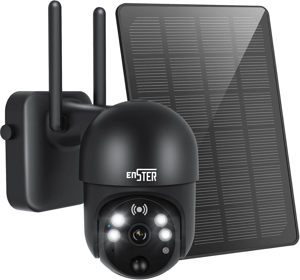 Wireless WiFi 360° PTZ 15000mAh Battery Powered Security Camera with Spotlight, 1080P Color Night Vision, PIR Motion Detection, 2 Way Audio, IP65 V5789