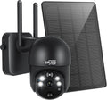 Wireless WiFi 360° PTZ 15000mAh Battery Powered Security Camera with Spotlight, 1080P Color Night Vision, PIR Motion Detection, 2 Way Audio, IP65 V5789