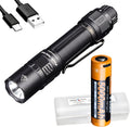 Tactical Flashlight with 5000mAh USB-C Rechargeable Battery H564364