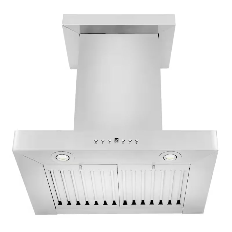 24 in. 400 CFM Convertible Wall Mount Range Hood in Stainless Steel Z15375