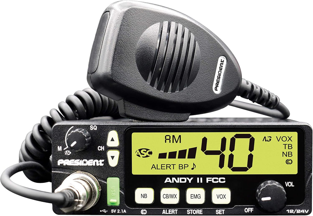CB Radio with Weather Alert and USB Port B7284