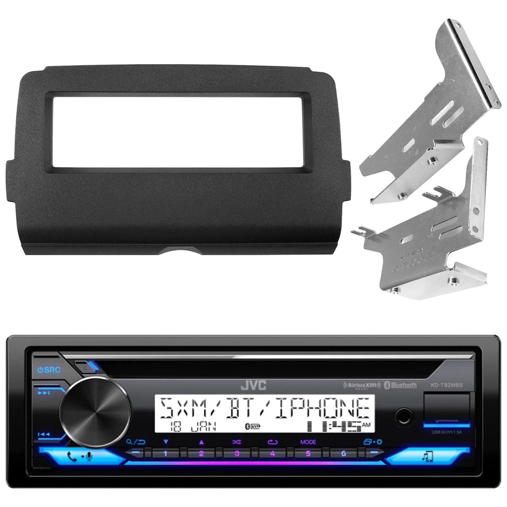Single DIN Marine Bluetooth USB AM/FM Radio CD Player Stereo Receiver H808132
