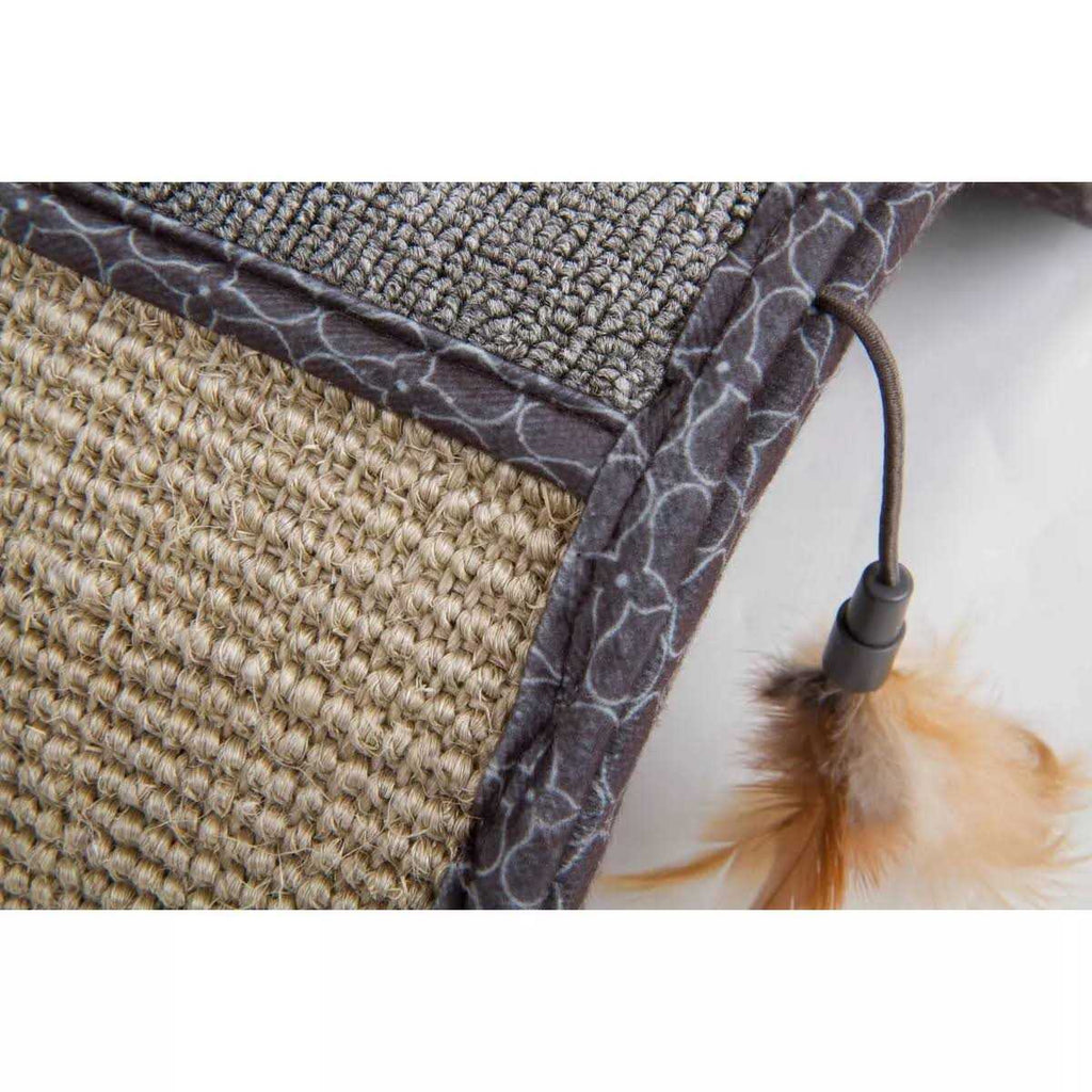 Cat Scratcher with Feather Toy F726088